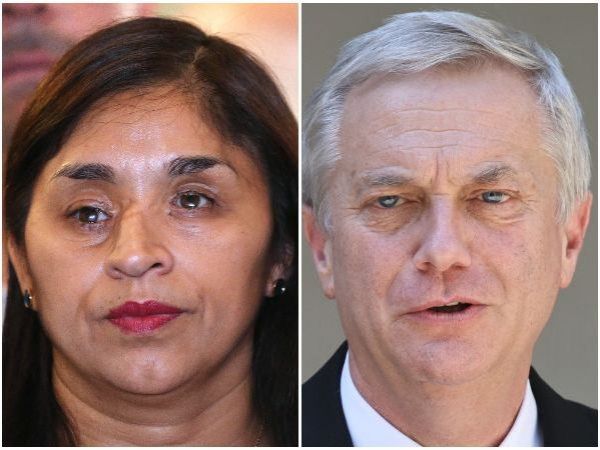 Fabiola Campillai y José Antonio Kast.