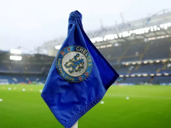 Banderín con el escudo del Chelsea