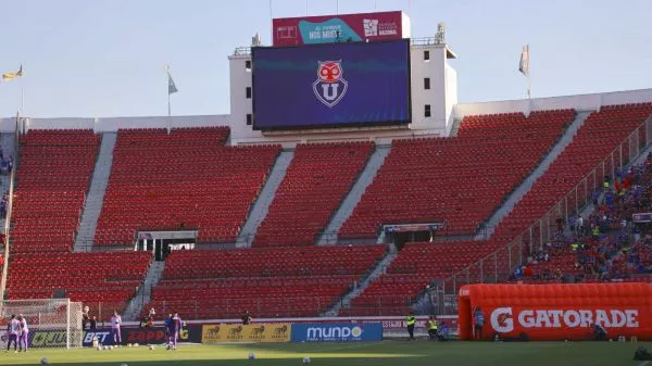 Estadio Nacional previo al partido de la Universidad de Chile ante Audax Italiano