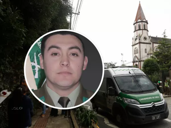 La despedida del sargento Javier Figueroa.