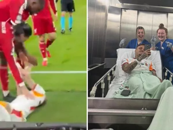 Noa Lang y las secuelas de casi perder el dedo en la Champions League