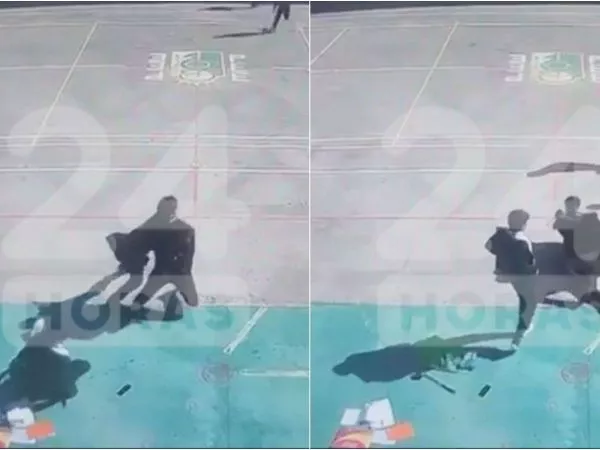 El VIDEO de alumnos deteniendo a acusado de mortal ataque en colegio de Calama