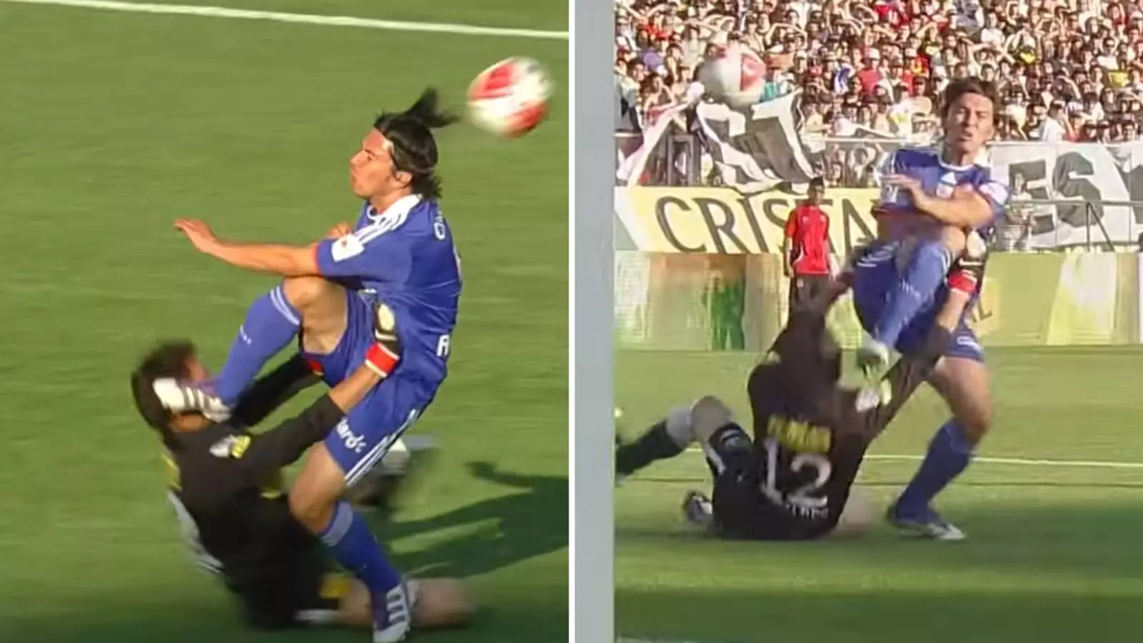 La patada de Albert Acevedo a Raúl Olivares en el superclásico del 2011