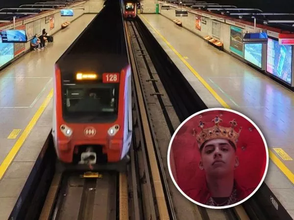 Metro de Santiago en concierto de Cris MJ