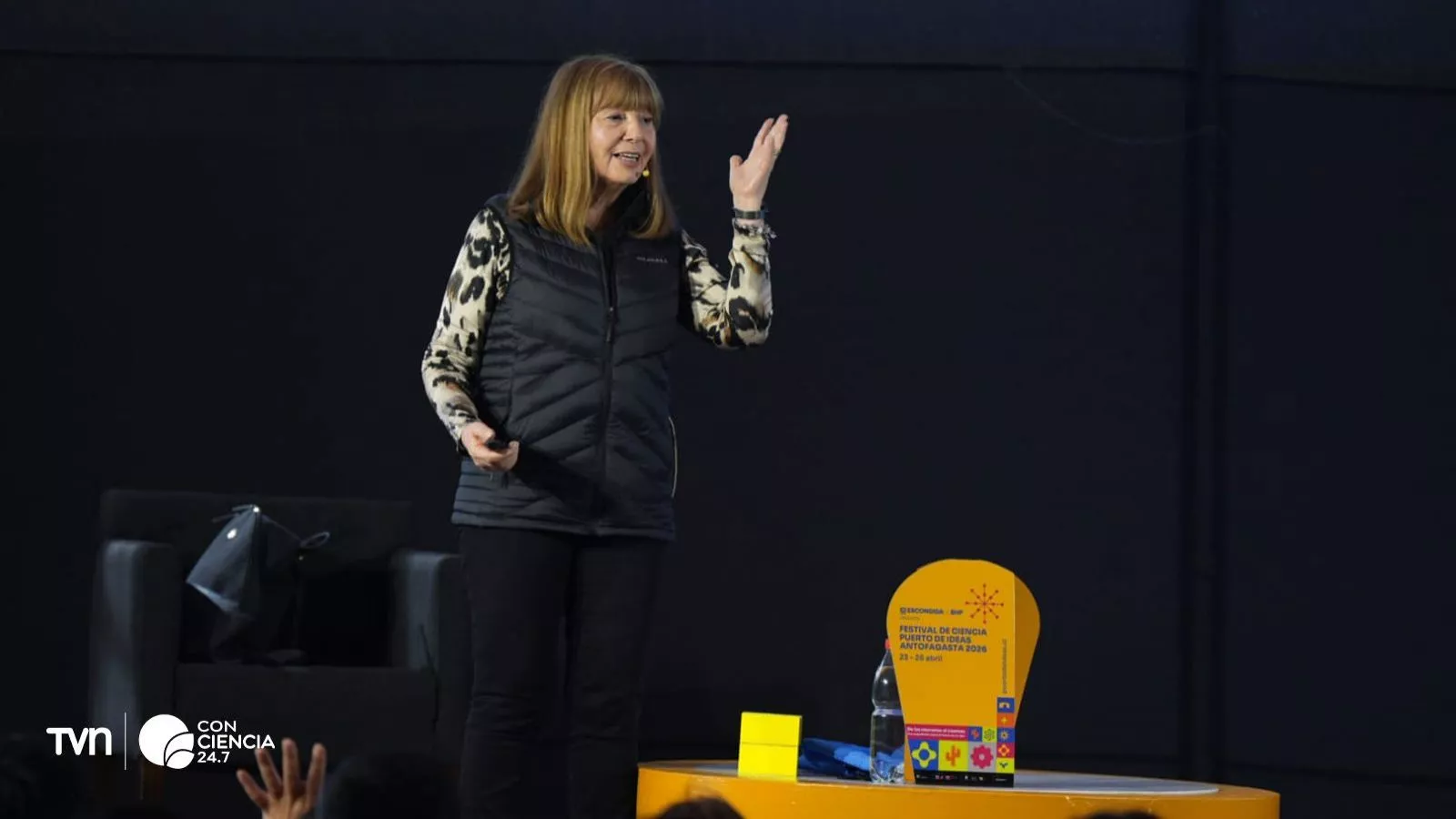 Dora Altbir en Puerto de Ideas.