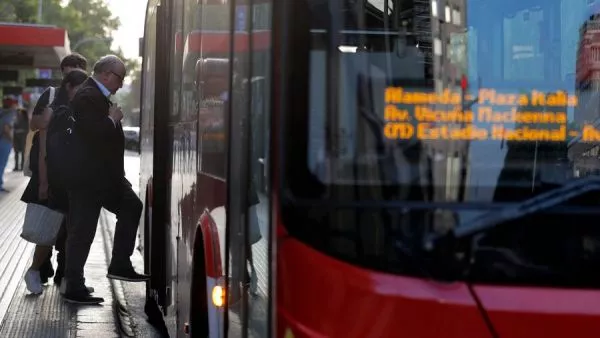 Buses RED en la Maratón de Santiago