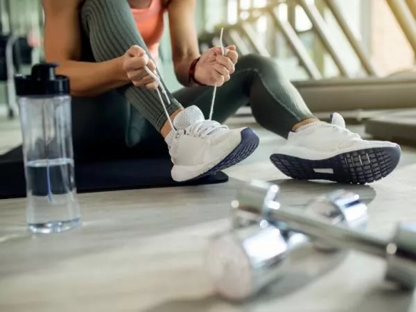 Entrenamiento. Mujer fitness