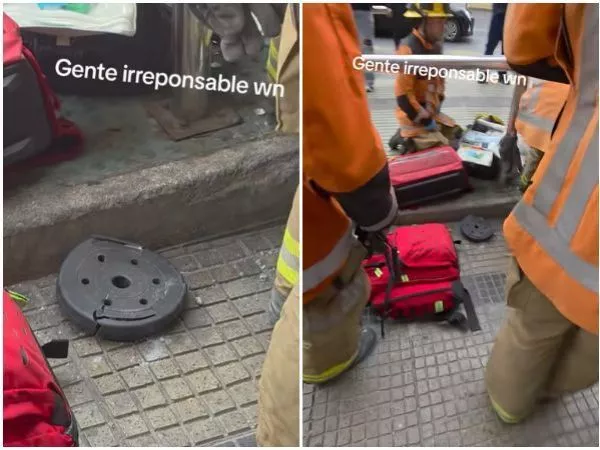 habla joven que fue impactado por pesa de 3 kilos que cayó desde edificio