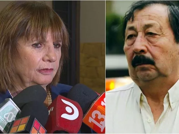 Patricia Bullrich y Galvarino Apablaza