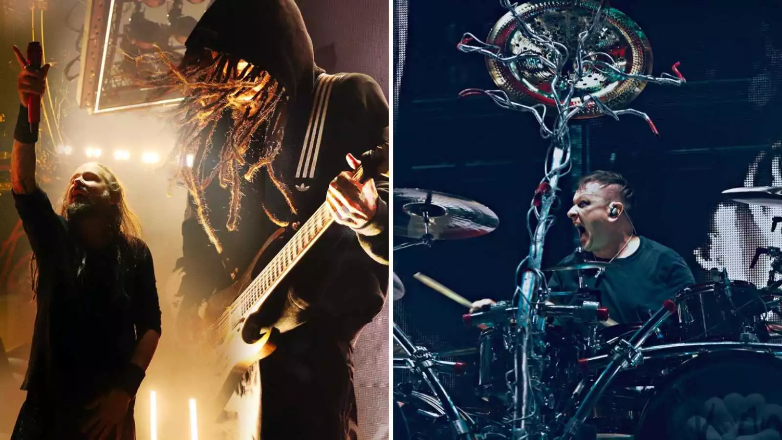Korn presentándose en vivo
