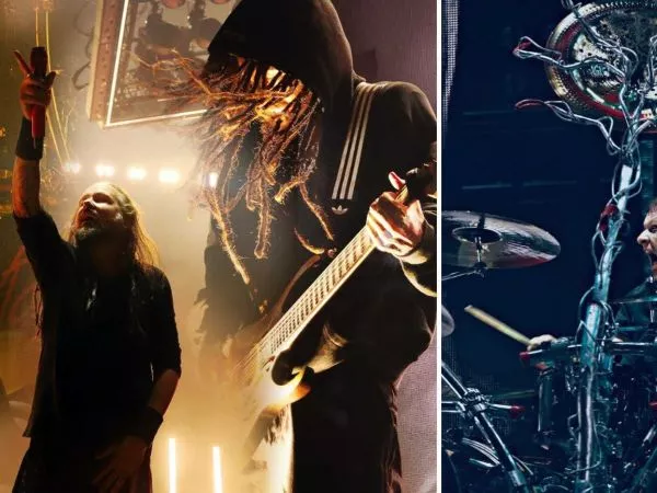 Korn presentándose en vivo