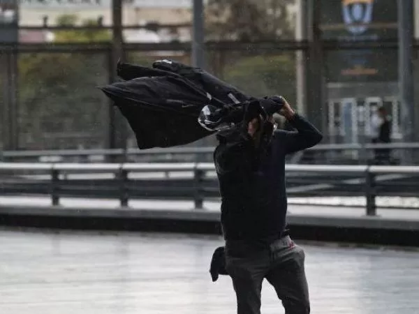 Lluvia en Santiago