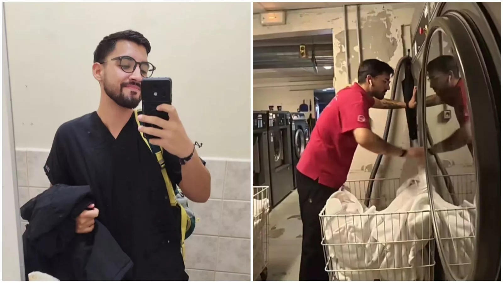 Técnico en enfermería es viral tras revelar cuánto gana lavando ropa en Francia