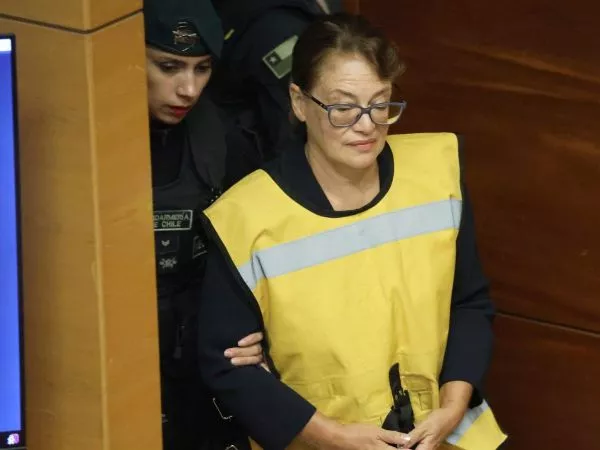 Ángela Vivanco en audiencia de formalización en su contra