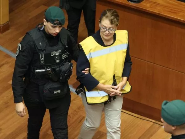 Ángela Vivanco en audiencia de formalización en su contra