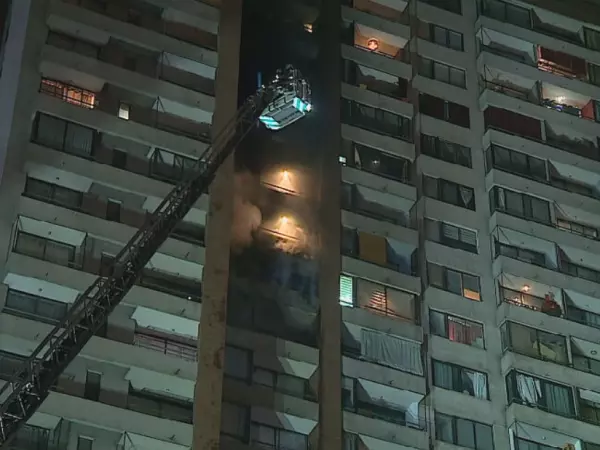 Incendio en San Isidro