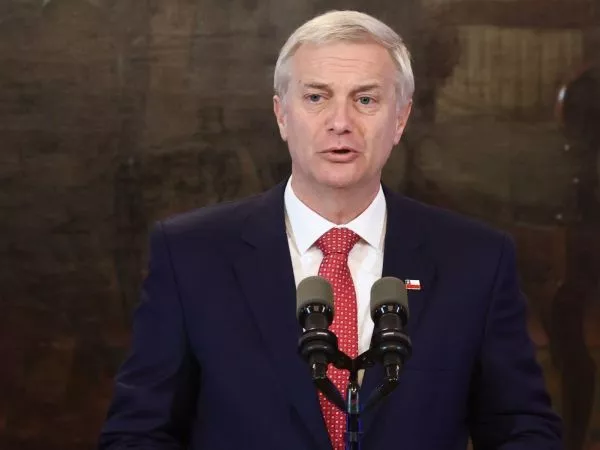 Presidente José Antonio Kast en un punto de prensa