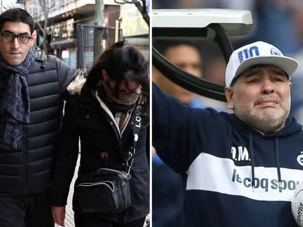 Jonathan Espósito, sobrino de Diego Maradona y Diego Maradona emocionado