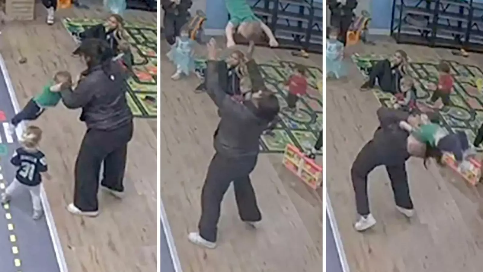 Mujer lanza a bebé en guardería de Estados Unidos