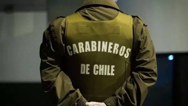 Carabinero durante un procedimiento