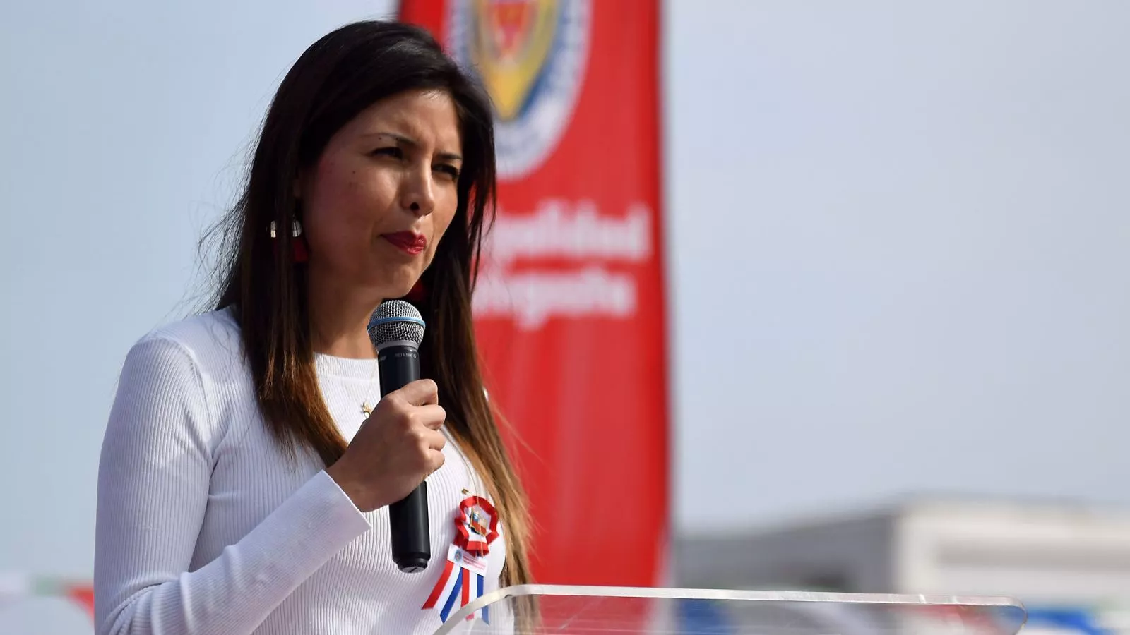Karen Rojo mientras era alcaldesa de Antofagasta