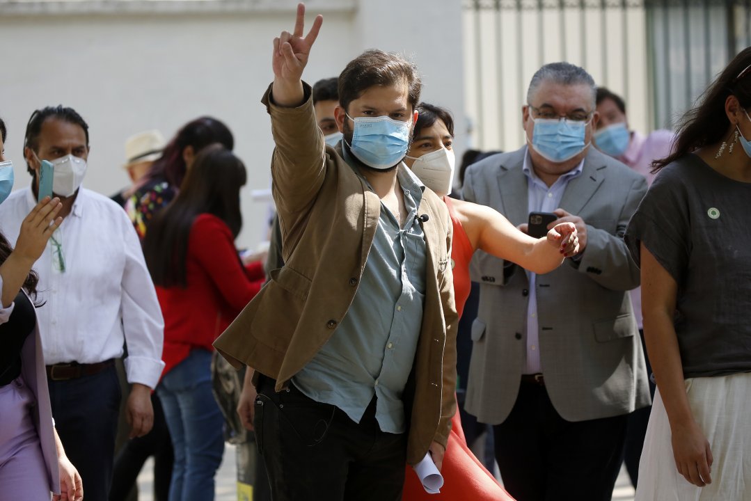 El pasado 1 de noviembre, cuando Gabriel Boric presentó en la Casa de la Cultura de Ñuñoa su programa de Gobierno.