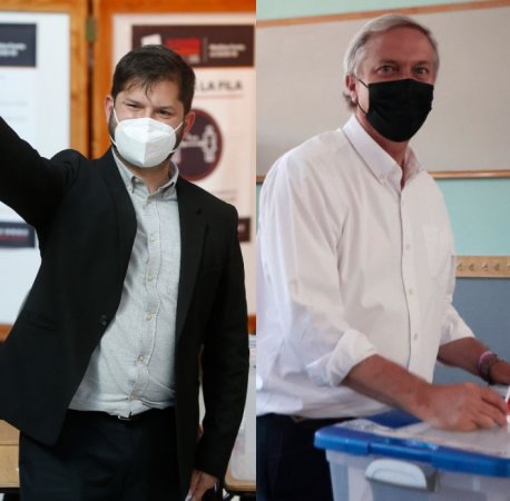 Boric y Kast: así fue el intenso día de los candidatos